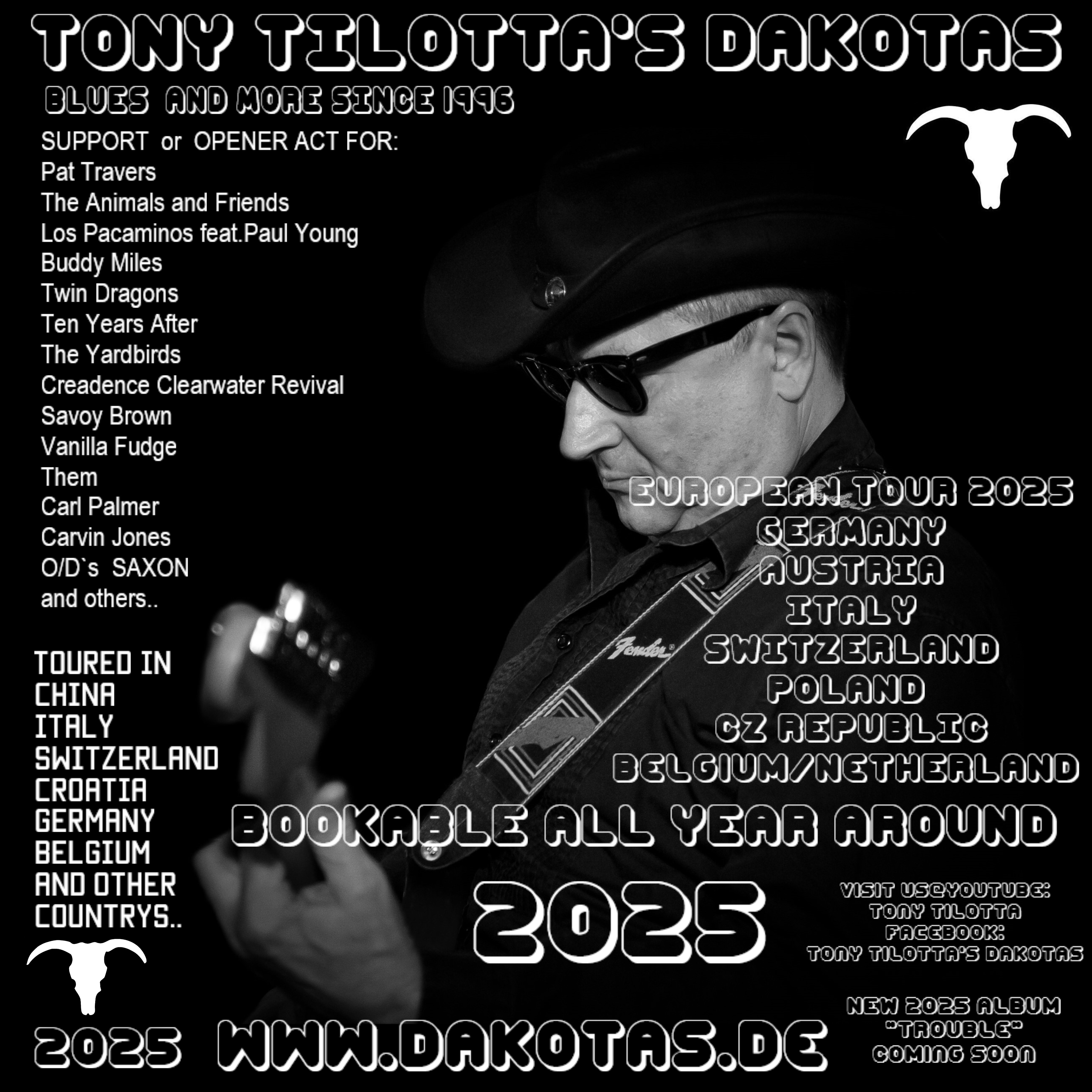 Tony Tilotta`s Dakotas _Alive & Well  29th Anniversayr  Tour 2025